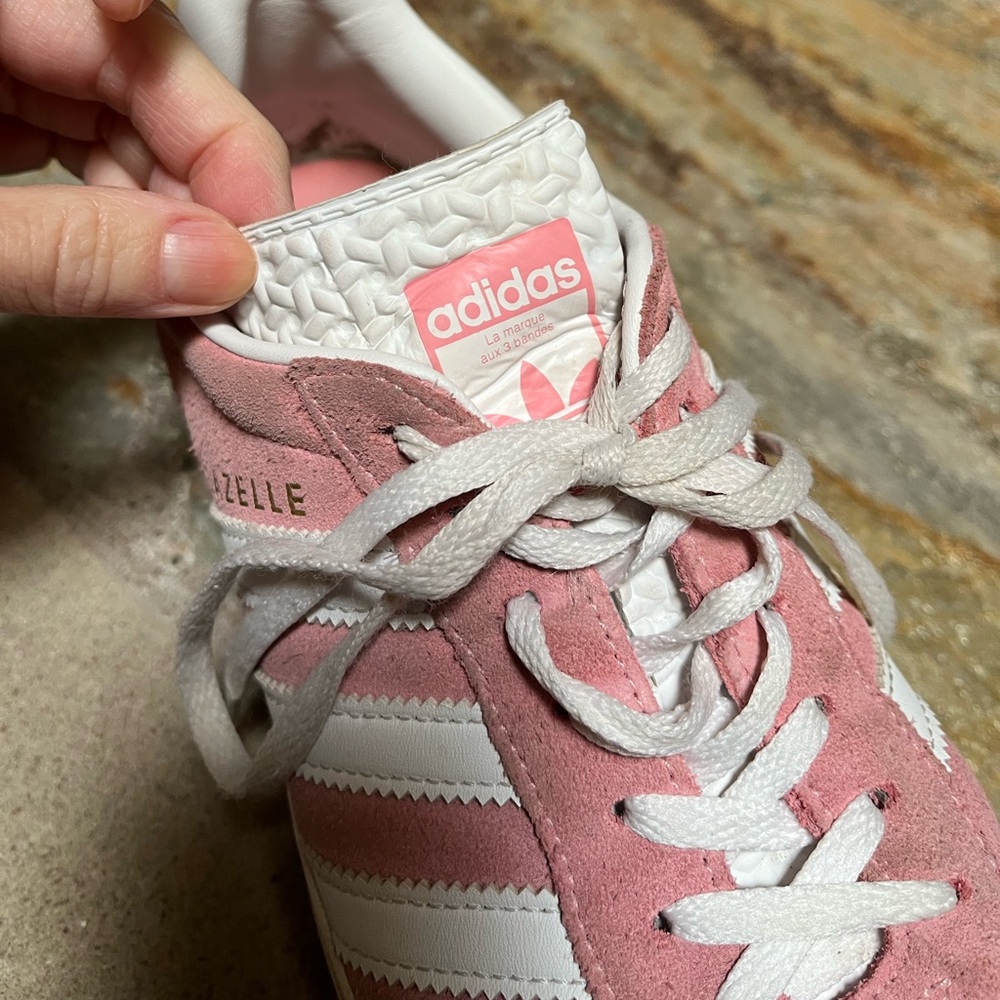 Adidas GAZELLE BOLD SHOES Platform Pink Super Pop White 8 - Picture 9 of 13